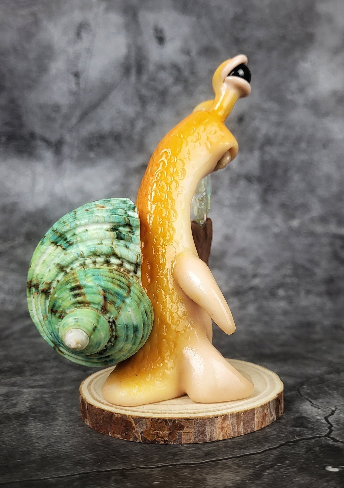 Lumari - TrailSnailz Mystical Snail Sculpture