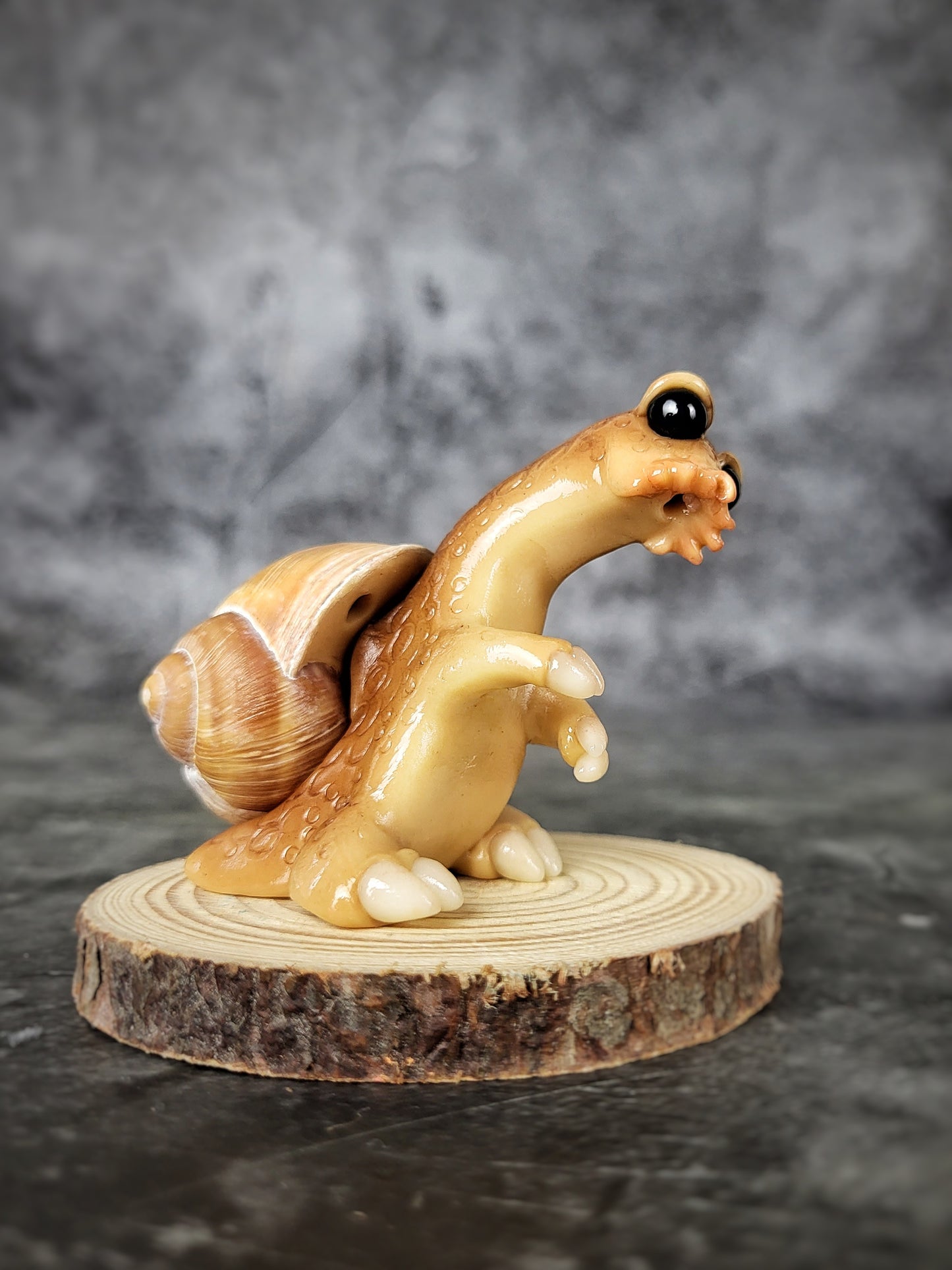 Grubble - TrailSnailz Mystical Snail Sculpture