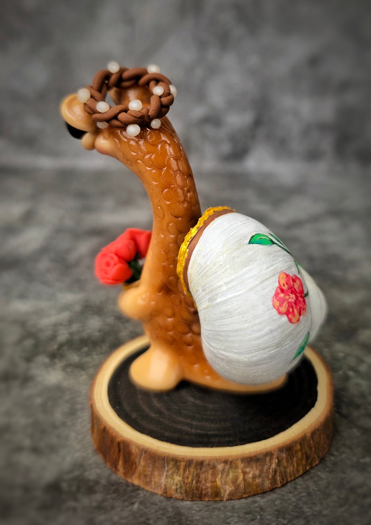 Florabelle - TrailSnailz Mystical Snail Sculpture