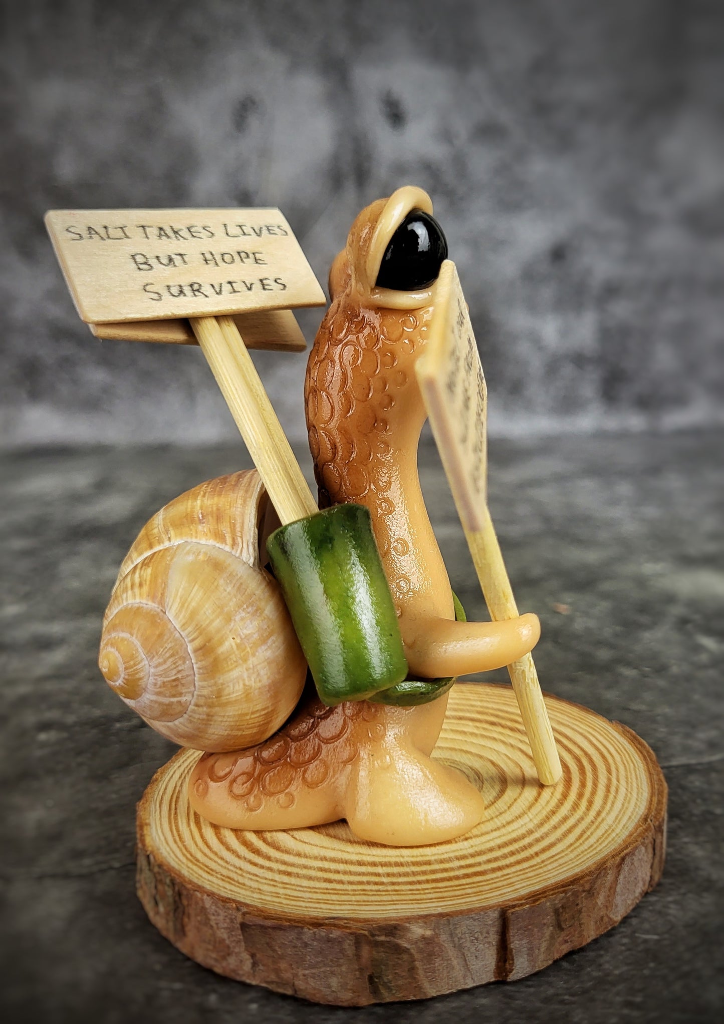 Grit - TrailSnailz Mystical Snail Sculpture