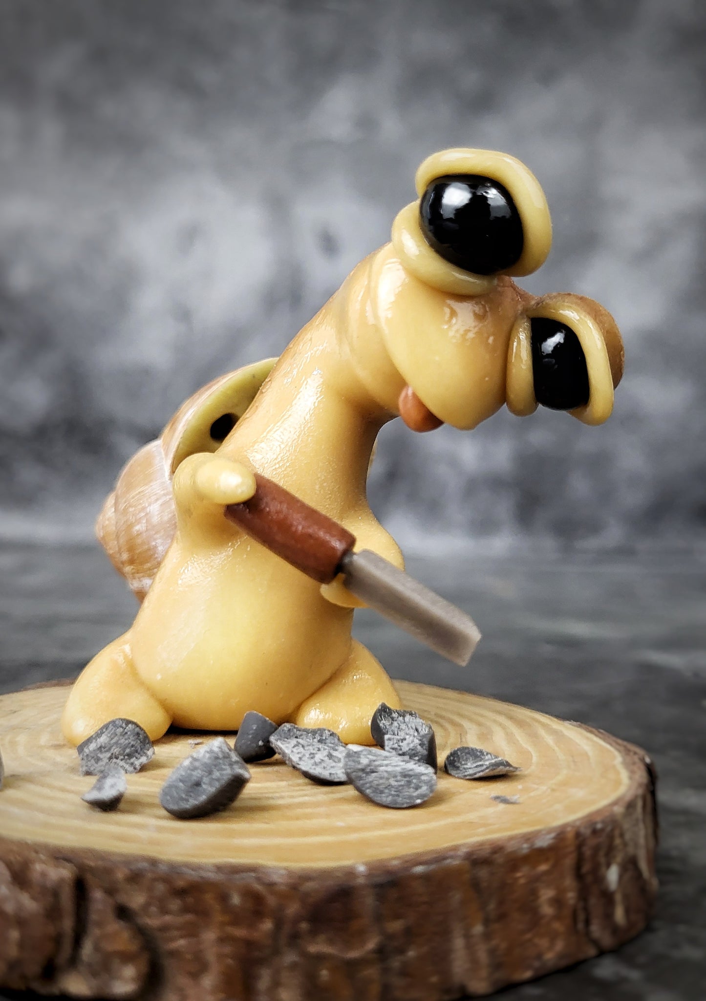 Chip - TrailSnailz Mystical Snail Sculpture
