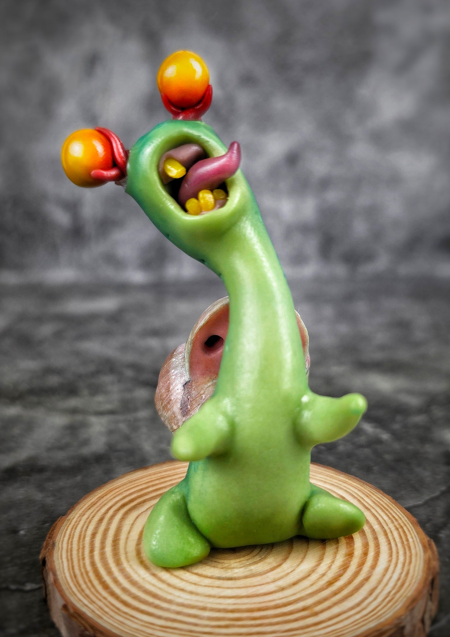 Gnaw - TrailSnailz Mystical Snail Sculpture