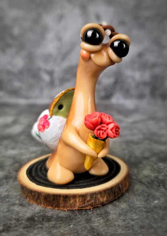 Florabelle - TrailSnailz Mystical Snail Sculpture