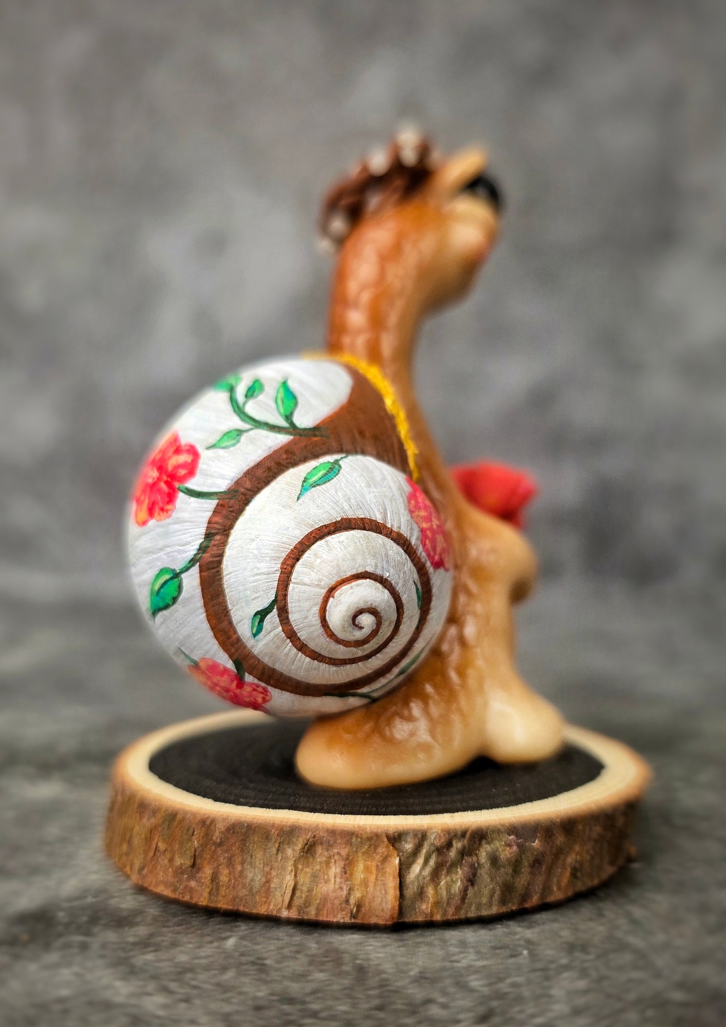 Florabelle - TrailSnailz Mystical Snail Sculpture
