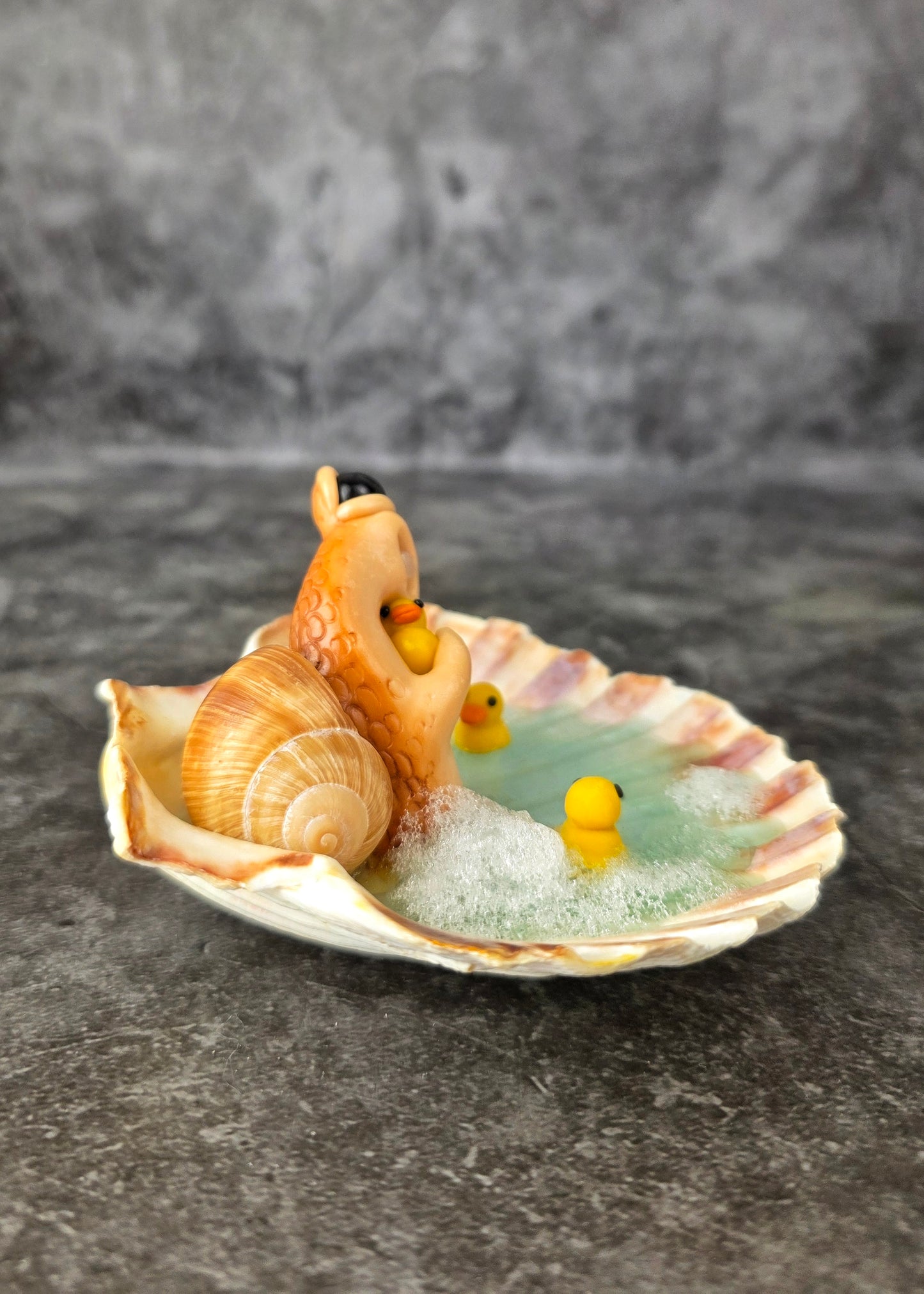 Puddles - TrailSnailz Mystical Snail Sculpture