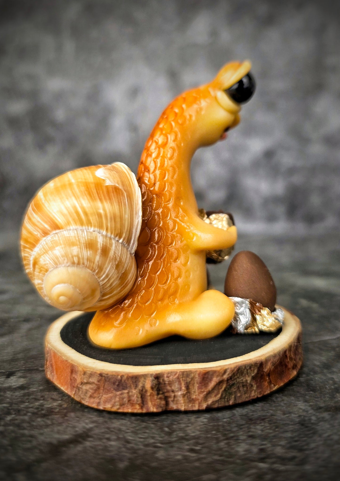 Pipkin - TrailSnailz Mystical Snail Sculpture