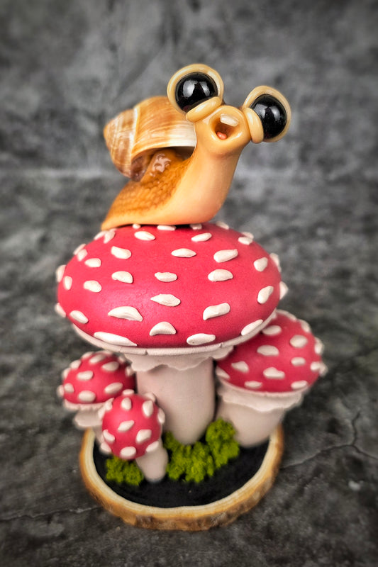 Myco - TrailSnailz Mystical Snail Sculpture