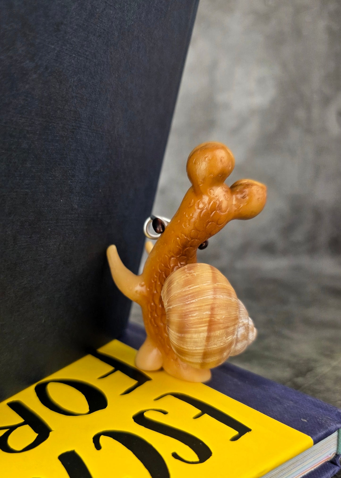 Bindle - Hidden Bookstop TrailSnailz Mystical Snail Sculpture