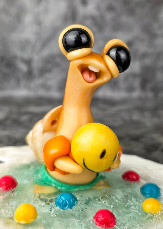 Tubbles - TrailSnailz Mystical Snail Sculpture