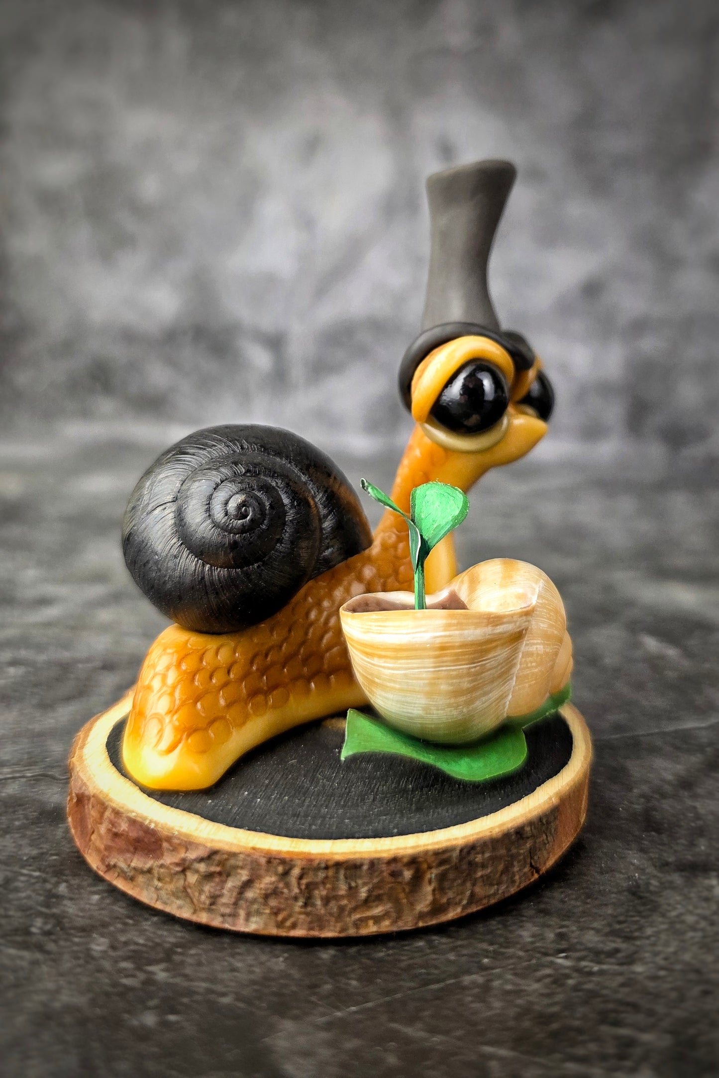 Grum - TrailSnailz Mystical Snail Sculpture
