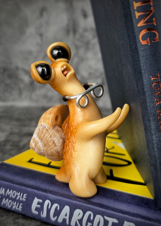Bindle - Hidden Bookstop TrailSnailz Mystical Snail Sculpture
